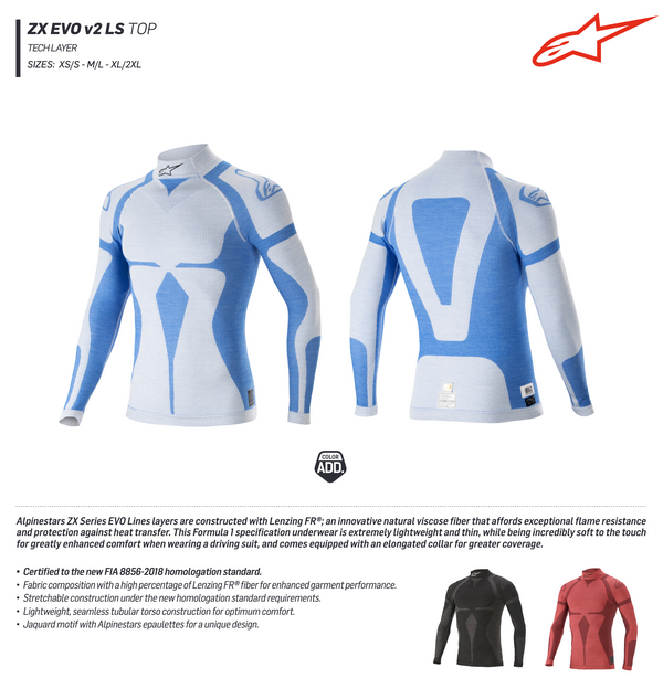Alpinestars ZX EVO v2 Fireproof Shirt - ModMyEuro