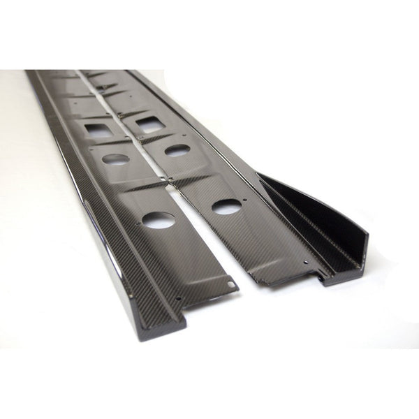 2016-2018 Audi R8 Carbon Fiber Side Skirt Extensions - ModMyEuro