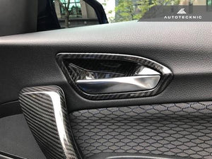 AutoTecknic f87 m2 dry carbon interior door handle trim set - iND Distribution