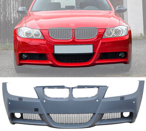 2006-2008 BMW E90 3-Series Pre-LCI Sedan M-Tech Style Front Bumper Conversion Kit - ModMyEuro