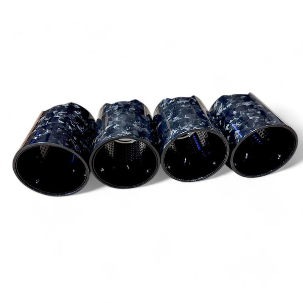 BMW F90 M5 Exhaust Tips - Premium Carbon Fiber | Palenon Performance - ModMyEuro