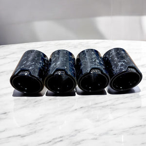 BMW F90 M5 Exhaust Tips - Premium Carbon Fiber | Palenon Performance - ModMyEuro