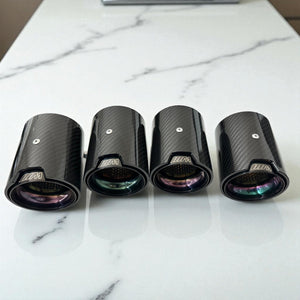 BMW F90 M5 Exhaust Tips - Premium Carbon Fiber | Palenon Performance - ModMyEuro