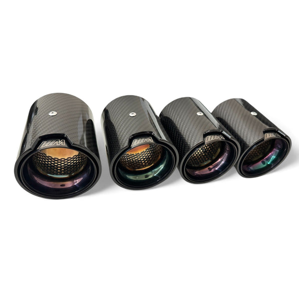 BMW F90 M5 Exhaust Tips - Premium Carbon Fiber | Palenon Performance - ModMyEuro