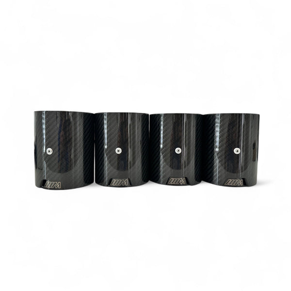 BMW F90 M5 Exhaust Tips - Premium Carbon Fiber | Palenon Performance - ModMyEuro