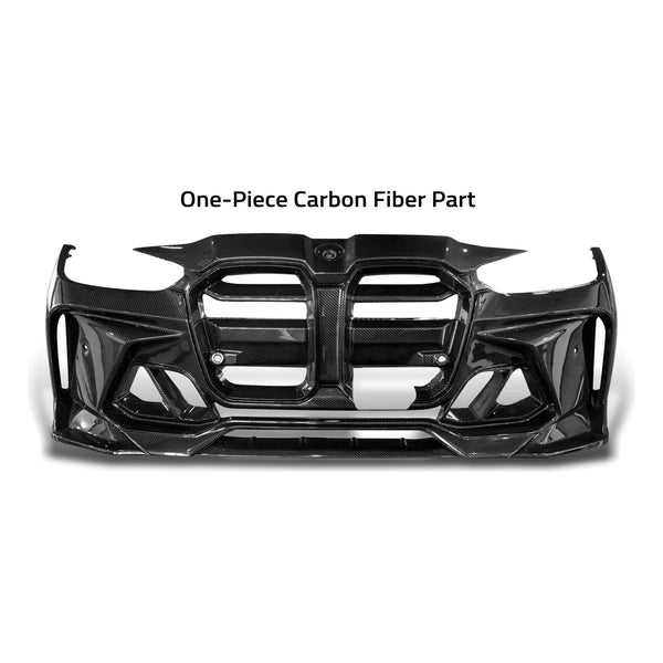 Vorsteiner - GTS-V BMW G8X M3 | M4 One-Piece Carbon Fiber Aero Front Bumper - ModMyEuro