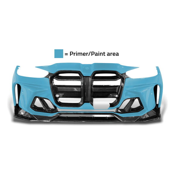 Vorsteiner - GTS-V BMW G8X M3 | M4 One-Piece Carbon Fiber Aero Front Bumper - ModMyEuro