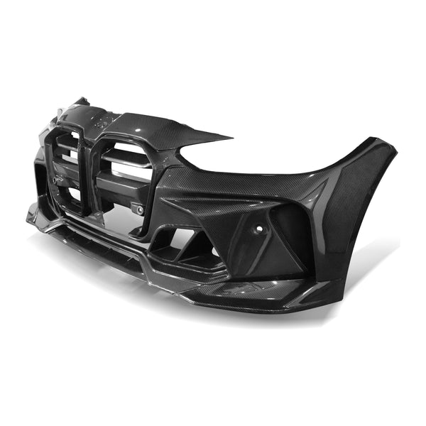 Vorsteiner - GTS-V BMW G8X M3 | M4 One-Piece Carbon Fiber Aero Front Bumper - ModMyEuro