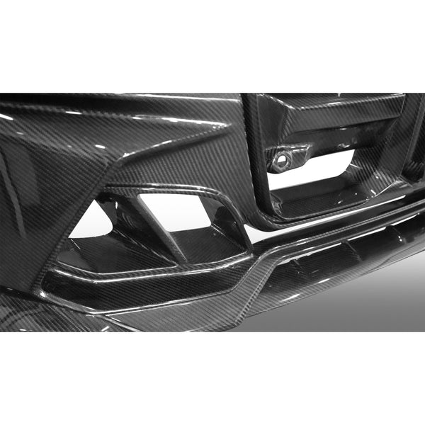 Vorsteiner - GTS-V BMW G8X M3 | M4 One-Piece Carbon Fiber Aero Front Bumper - ModMyEuro