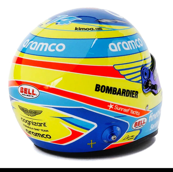 Bell HP77 2024 Fernando Alonso 1:2 Mini Helmet - ModMyEuro