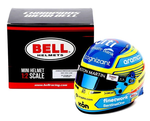 Bell HP77 2024 Fernando Alonso 1:2 Mini Helmet - ModMyEuro
