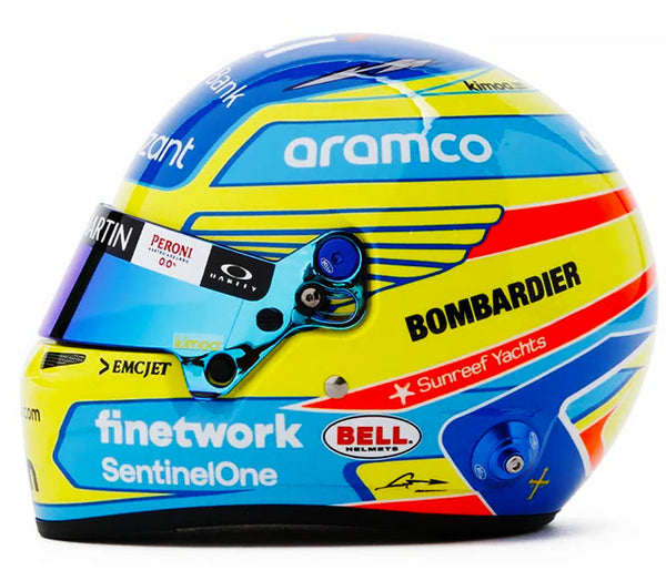 Bell HP77 2024 Fernando Alonso 1:2 Mini Helmet - ModMyEuro