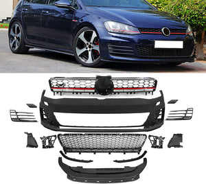 2015-2017 Golf 7 MK7 GTI Type Front Bumper + Grill Logo Badge Base - ModMyEuro