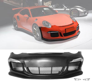 2005-2012 Porsche Carrera 911 997 to 991 GT3 RS Front Bumper w/ DRL - ModMyEuro