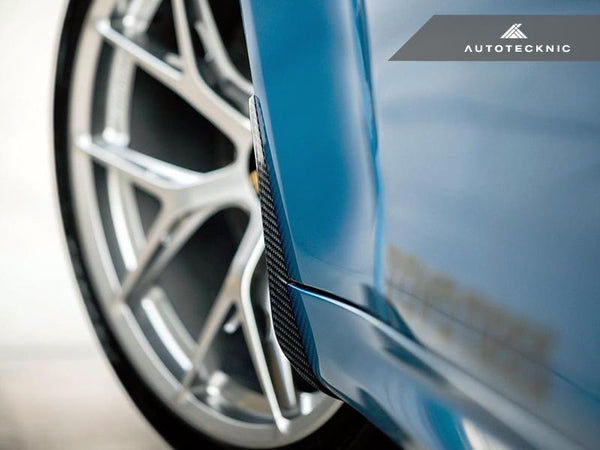 AutoTecknic f87 m2 f87 m2c f22 2 series carbon fiber splash guards - iND Distribution