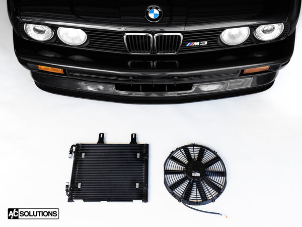 A/C Solutions x CSF E30 Parallel Flow Condenser + 13" SPAL Fan Combo - ModMyEuro