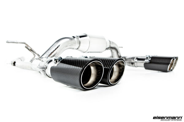 Eisenmann f8x m3 m4 performance exhaust carbon tip set race - iND Distribution