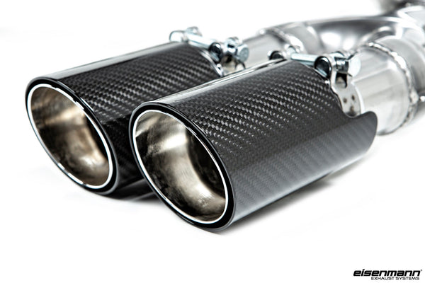 Eisenmann f8x m3 m4 performance exhaust carbon tip set race - iND Distribution