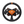 Simucube Tahko Round Front Orange Wheel