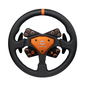 Simucube Tahko Round Front Orange Wheel