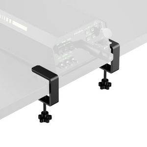 Front view attached to table