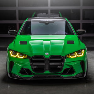 Vorsteiner - GTS-V BMW G8X M3 | M4 One-Piece Carbon Fiber Aero Front Bumper - ModMyEuro