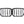 AutoTecknic G05 X5 Pre-LCI Dual-Slat Front Grille - Gloss Black