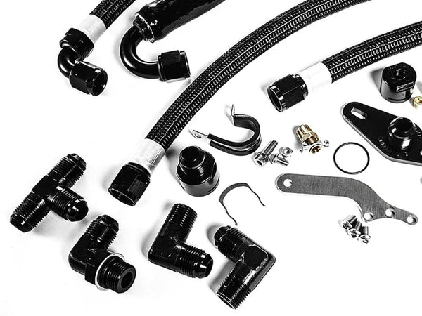 Integrated Engineering Recirculating Catch Can Kit For IE Billet Valve Cover - MK5/MK6 Golf R & 8J TTS