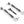 Integrated Engineering Adjustable Front Sway Bar End Links - VW MK7/MK8 & Audi 8V/8Y
