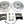 Maserati GranTurismo Gt front brake pads + rotors drilled & slotted TopEuro #606