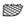 Bentley Continental Gt Gtc front bumper grill black set 4pcs #711