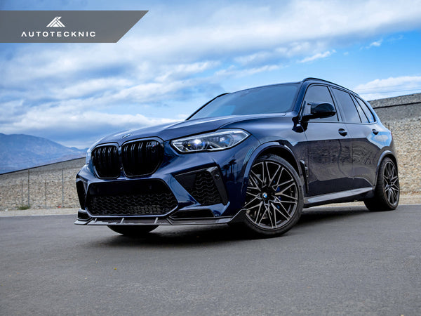 AutoTecknic F95 X5M Pre-LCI Carbon Front Lip Set