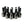 Titanium Wheel Lug Bolts for Lamborghini Urus Black Thread Image