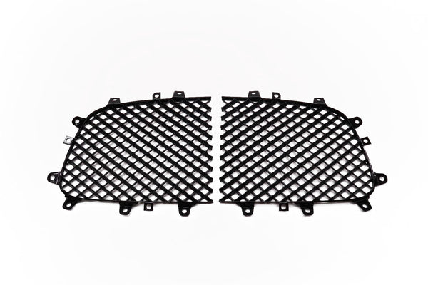 Bentley Continental Gtc Gt Flying Spur black front center grille inserts #2019