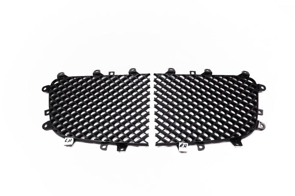 Bentley Continental Gtc Gt Flying Spur black front center grille inserts #2019