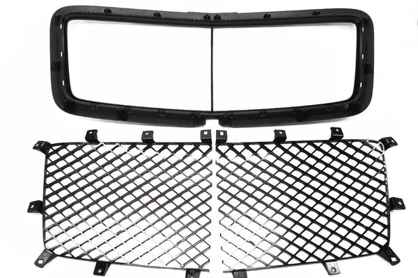 Bentley Bentayga front black grille inserts + trim #2027