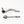 Maserati Ghibli Quattroporte left inner & outer tie rod end TopEuro #1259