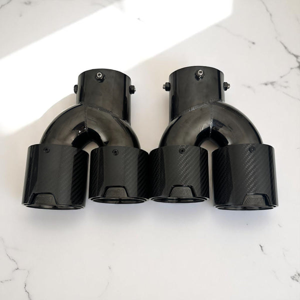 Carbon Fiber M Exhaust Tip For BMW G20 M340i, G42 M240i, G22 M440i - ModMyEuro