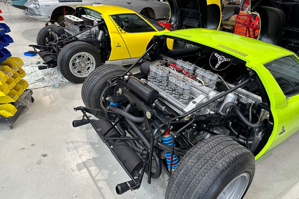 Lamborghini Miura P400 inc. S, SV Stainless Steel Exhaust (1966-72)