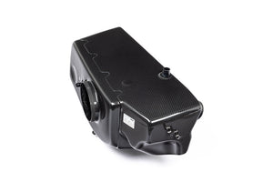 Side profile of carbon airbox