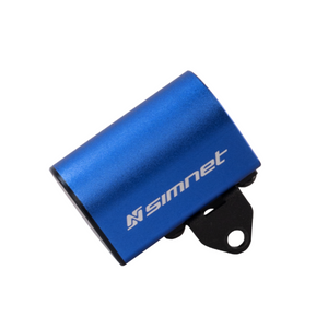 A picture of SImnet motor facing left with mount attached to it.