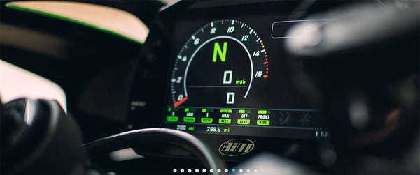 AiM Sports MXG 1.3 Large Color TFT Dash and Data Logger - ModMyEuro