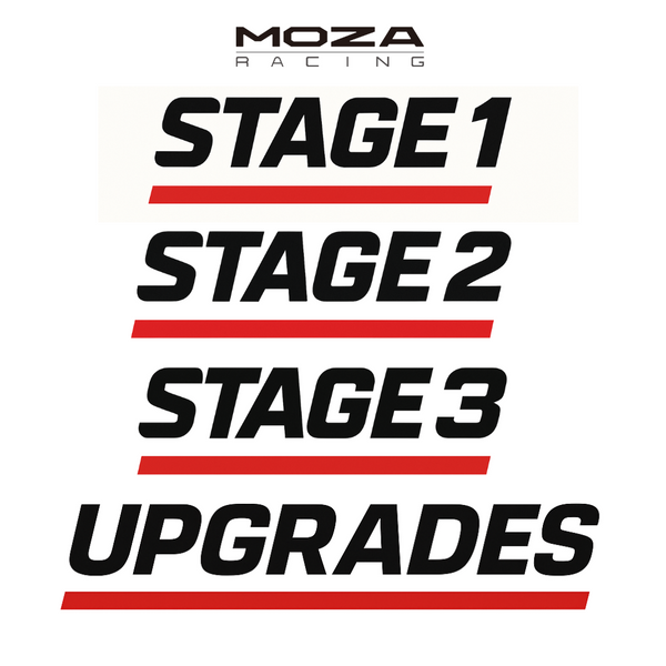 Moza R3/R5 Add-Ons Stage 1-3