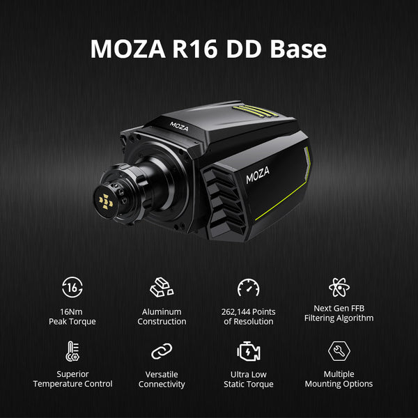 R16 Wheel Base V2 16NM - Apex Sim Racing - Sim Racing Products