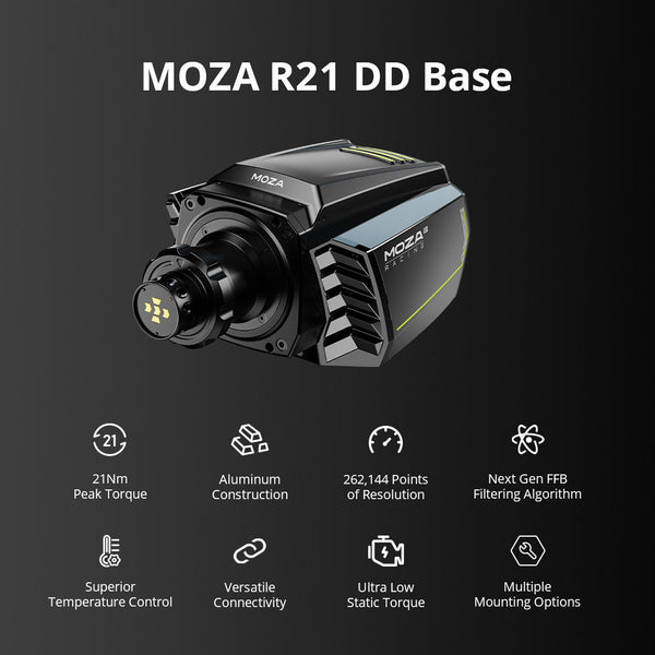 R21 Wheel Base V2 21NM - Apex Sim Racing - Sim Racing Products