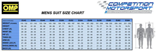 OMP-One-S-Race-Suit_SIZE_CHART_Image