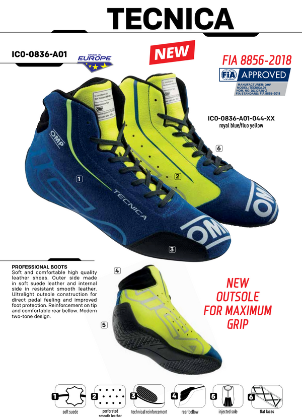 OMP Tecnica Racing Shoes – 2025 Edition(NEW) - ModMyEuro