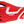 Top view of red OMP First S Race Gloves with elasticated wrist closure for a secure fit.
