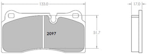 PFC-Performance-Friction-2097-Brake-pad-Shape-image