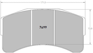 Performance Friction PFC Brake Pads 7699.82.32.44 Product Image